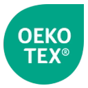 OEKO-TEX logo on a green background